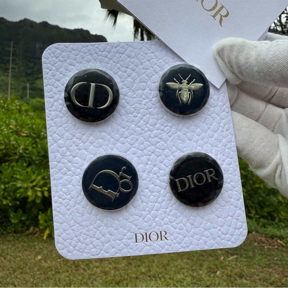 Christian Dior Pin lapel 4 pins Authentic Pin Badge VIP New